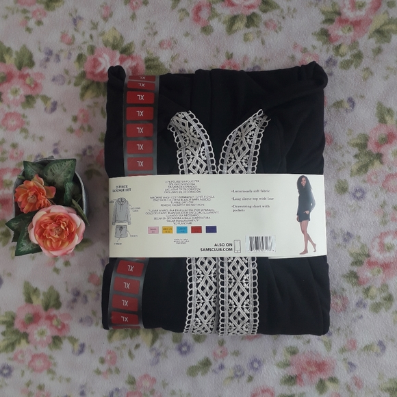 Black XL two piece pj set - Picture 10 of 10